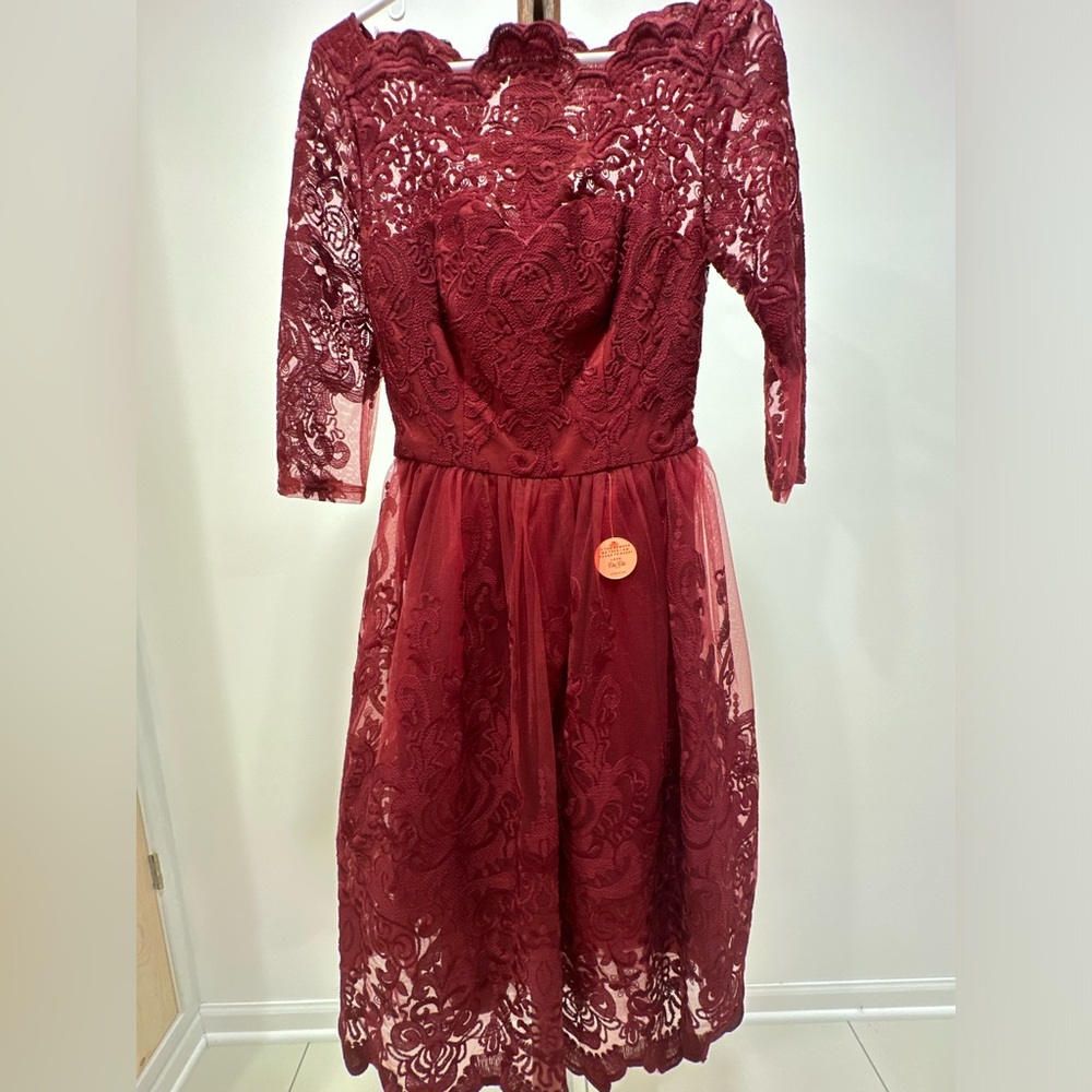 Burgundy Rosalita dress